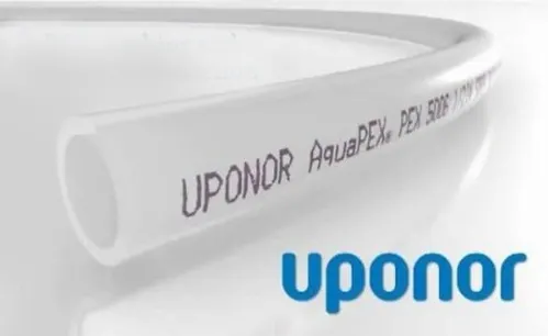 Certified Uponor PEX piping installation