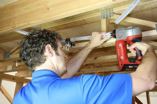 Universe Plumbing repipe team at work